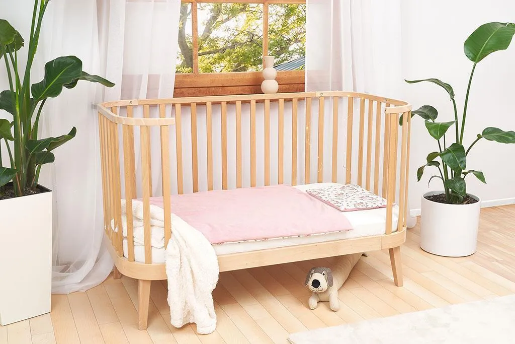 Lit d'appoint bébé transformable 140x70 cm ATB MEBLE blanc PRINCIPAL