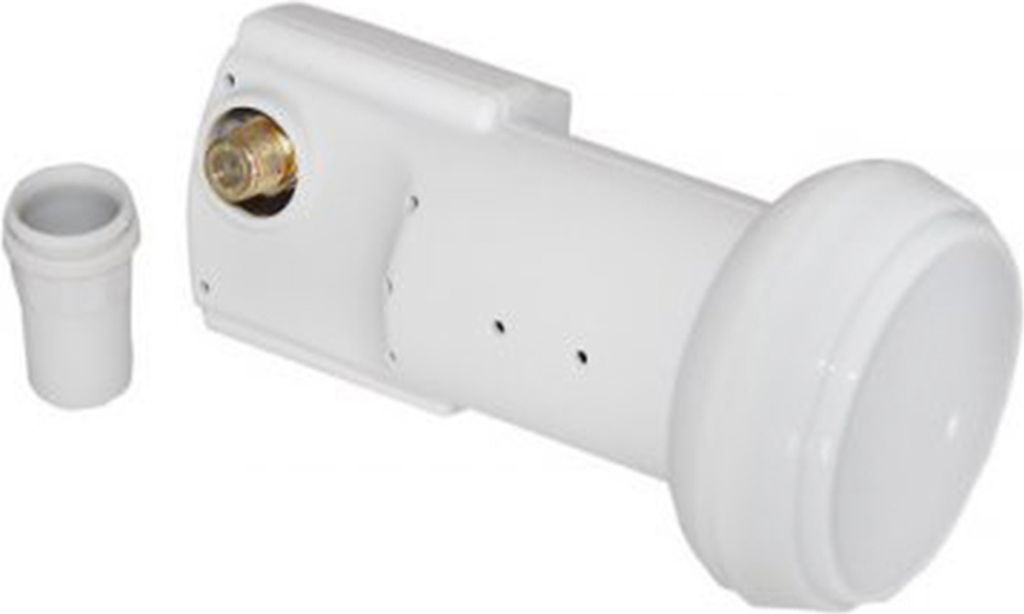 goobay Single Universal LNB 0,1dB (weiß/grau) Produktbild 