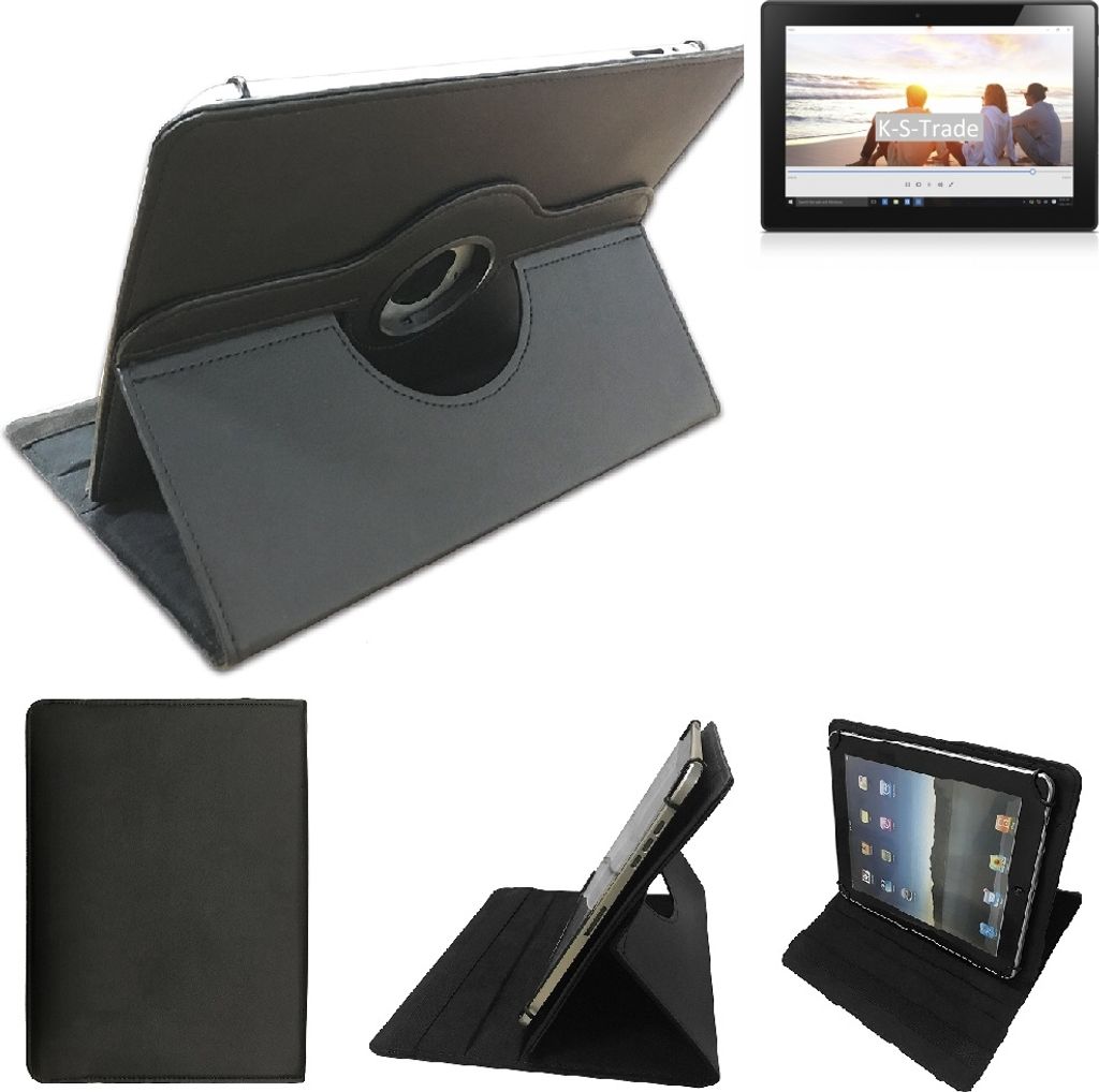 High quality kompatibel mit Lenovo Ideapad MIIX 310 Schutz Hülle 360° Tablet Case Schutzhülle Flip Cover schwarz. Tablet Hülle drehbar