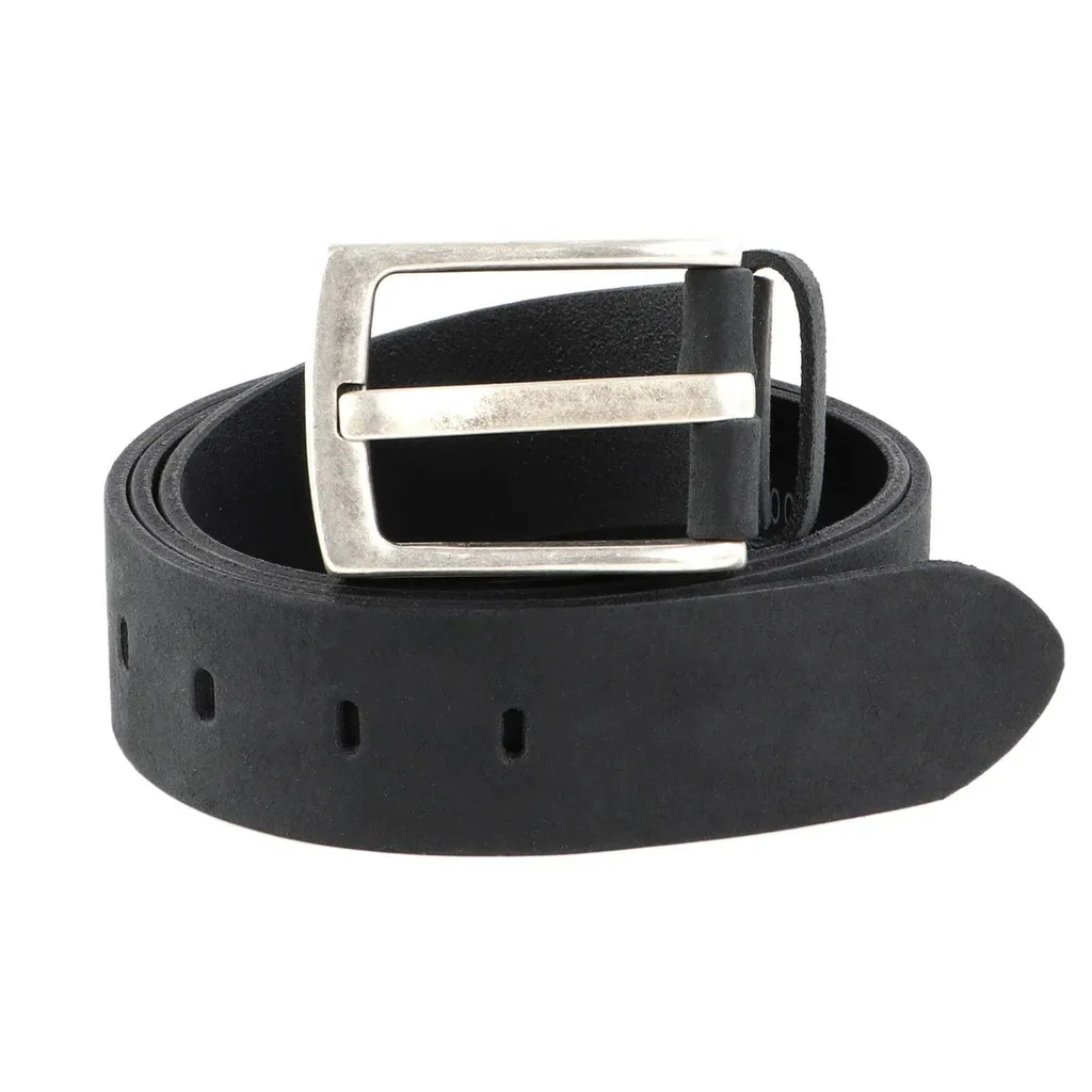 Vanzetti Pelle cintura 40mm Leather Belt W100 Black nero