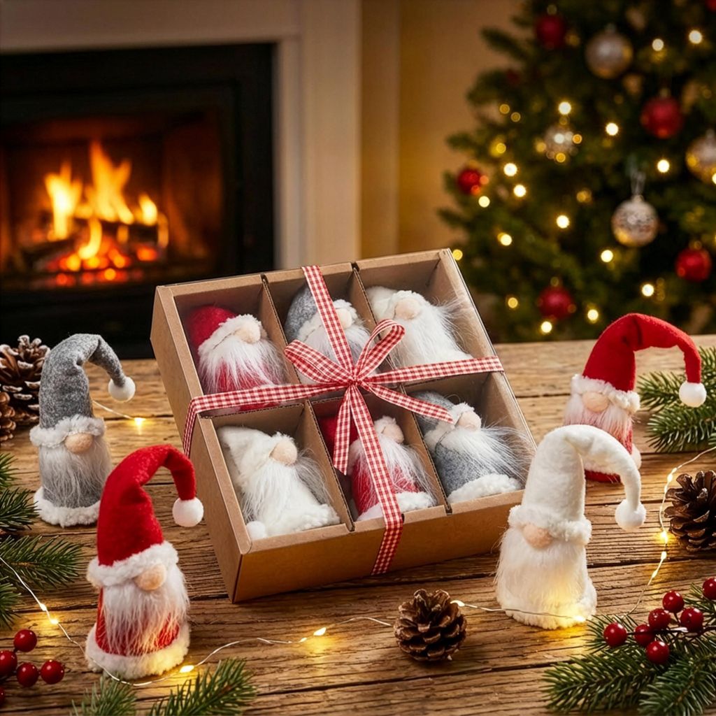 Acquista online un set di 28 ciondoli per albero di Natale Pury nel