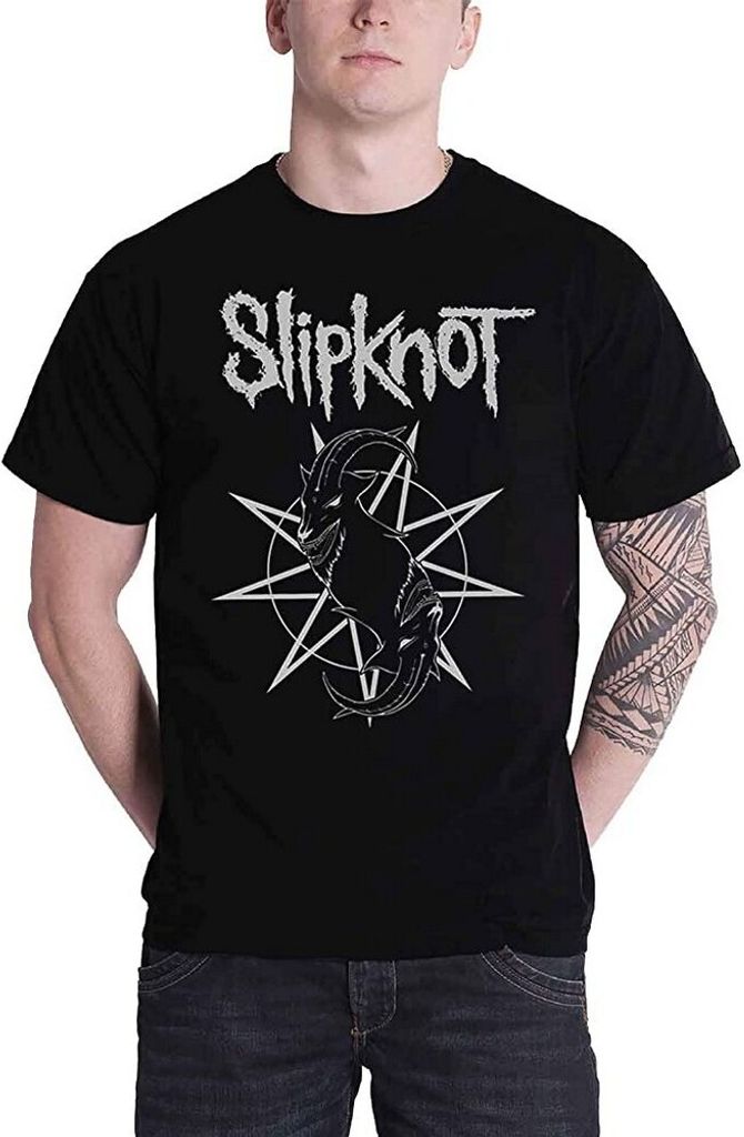 Slipknot - T-Shirt Logo für Herren/Damen Uni RO812 (XL) (Schwarz)