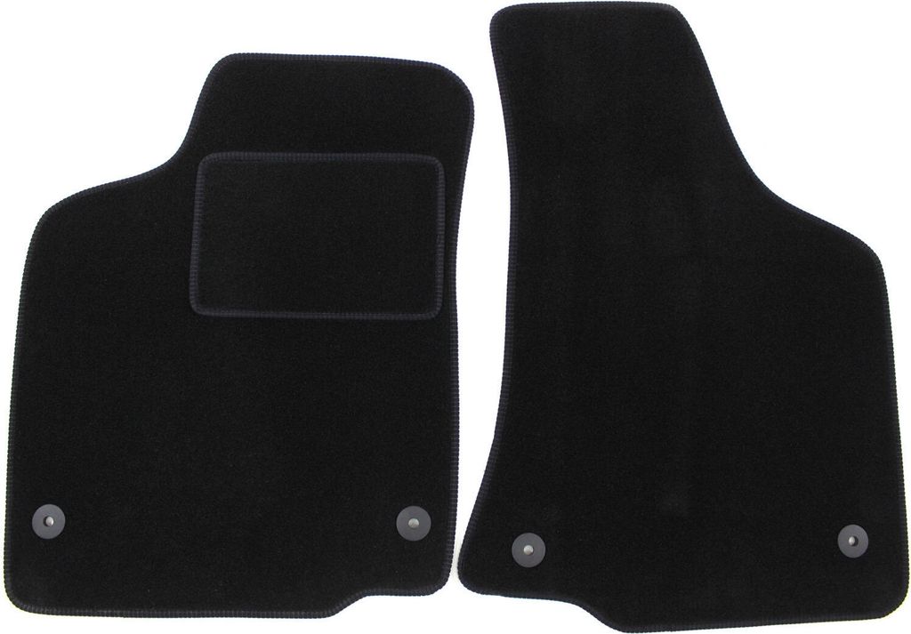 J&J AUTOMOTIVE | Velours Fußmatten Autotepiche Passend Für Volkswagen Caddy 1998-2003 4tlg, Genaue Passform, rutschfeste Untregrund, Verstärkt I...