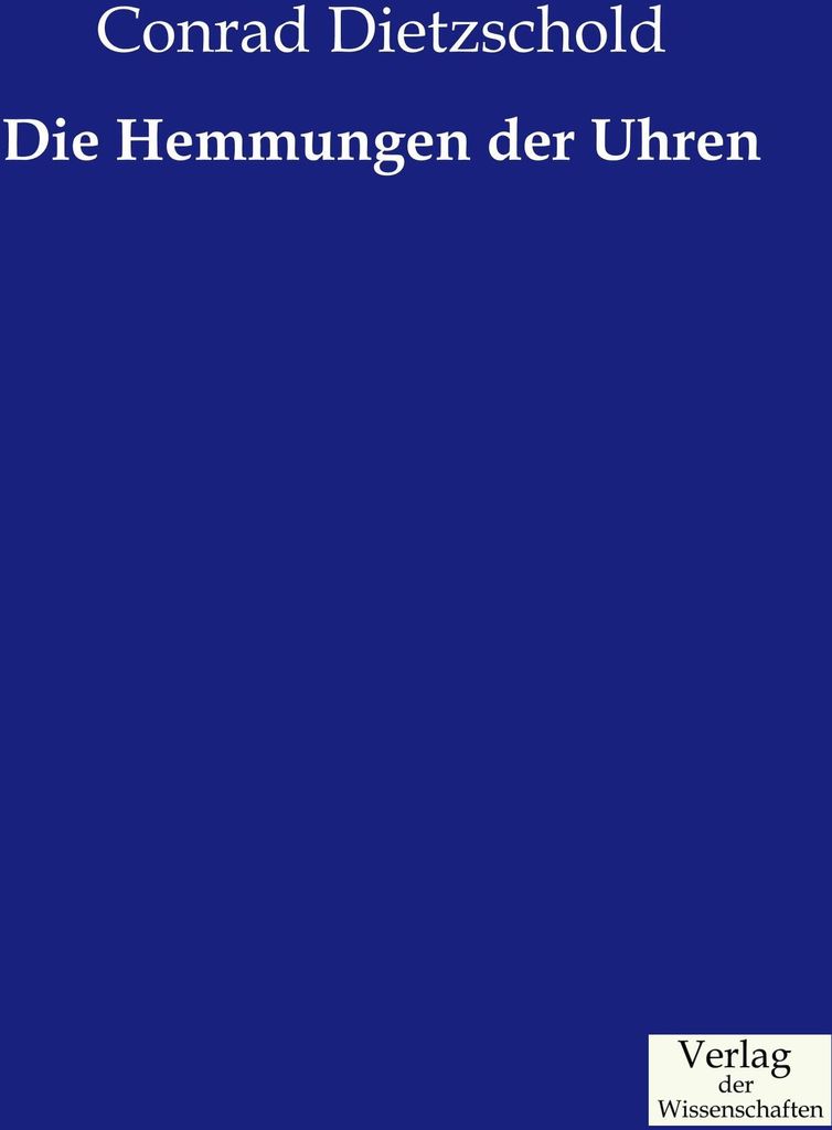 Die Hemmungen der Uhren