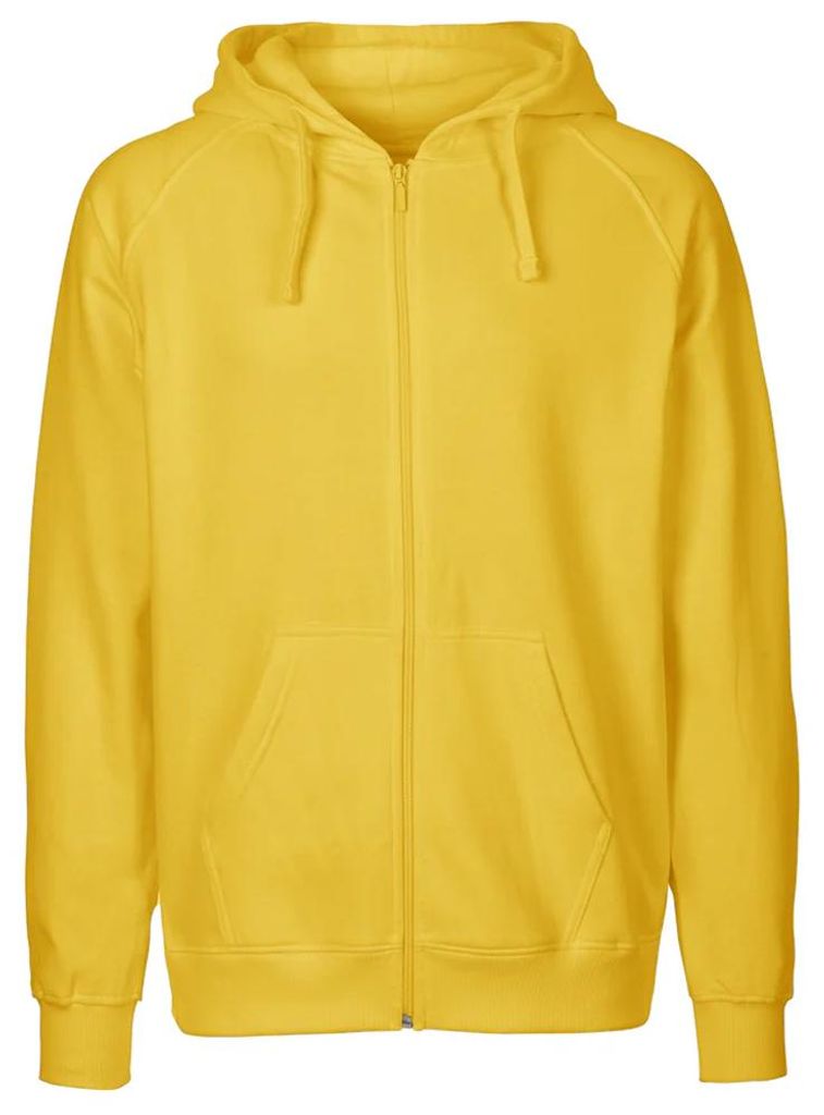 Neutral - Hoodie mit durchgehendem Reißverschluss für Herren LT5373 (S) (Gelb)