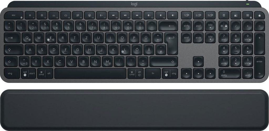 LOGITECH MX Keys S Plus Kabellose Tastatur Graphit, Produktbild