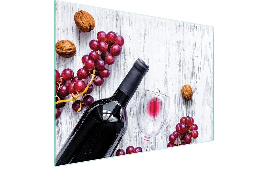 Glasschneidebrett 40x30 Trauben