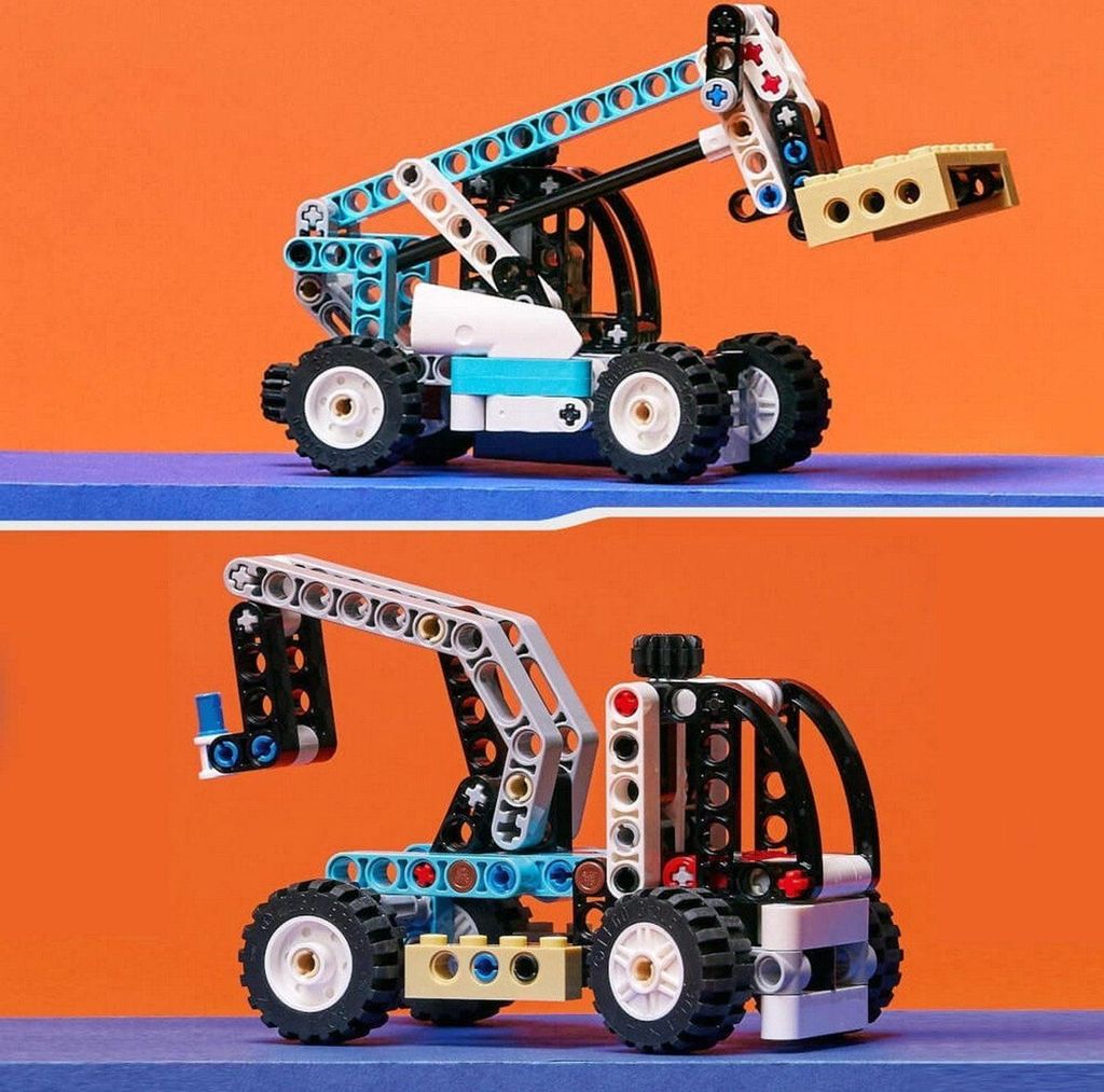 その他 miki LEGO 42133 Technic Wózek widłowy i holownik 2 w 1, pojazd