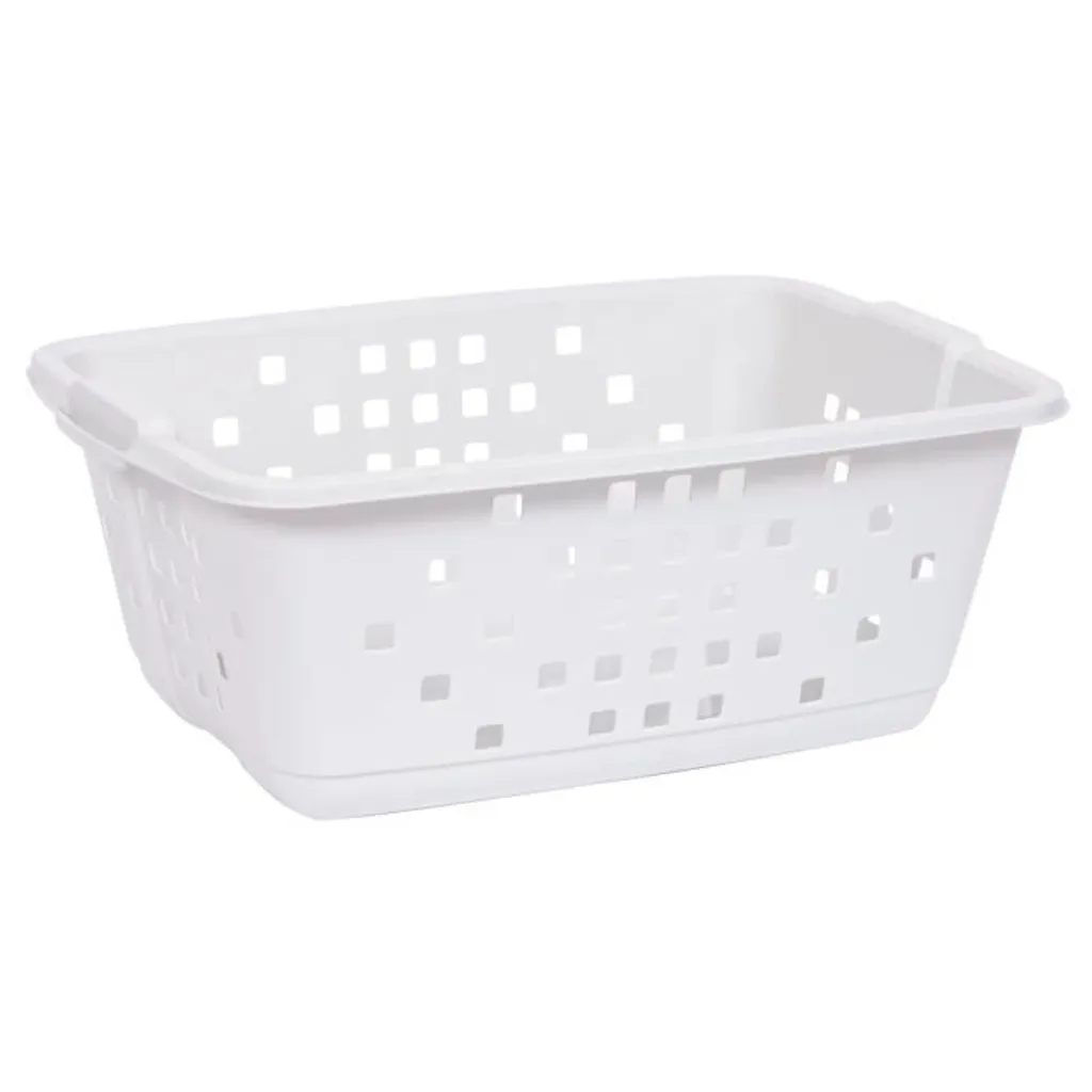 Cesto Bucato EDA PRIMA 45L Bianco - Design Pulito e Igiene Totale