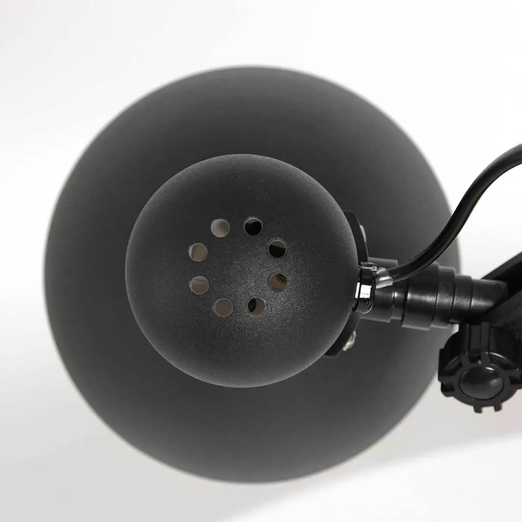 Lampe de table métal noir Mexlite Study - Design ajustable culot E27 - 11