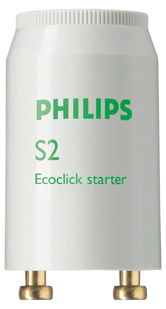 Philips S2 4-22W, Spouštěč, Bílá, Plast, fluorescent lamps Obrázek produktu 