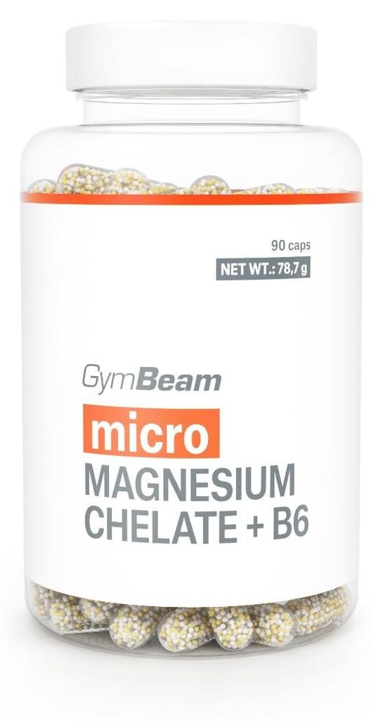 GymBeam - Micro Magnésium Chélaté + B6, 90 comprimés Image du produit 