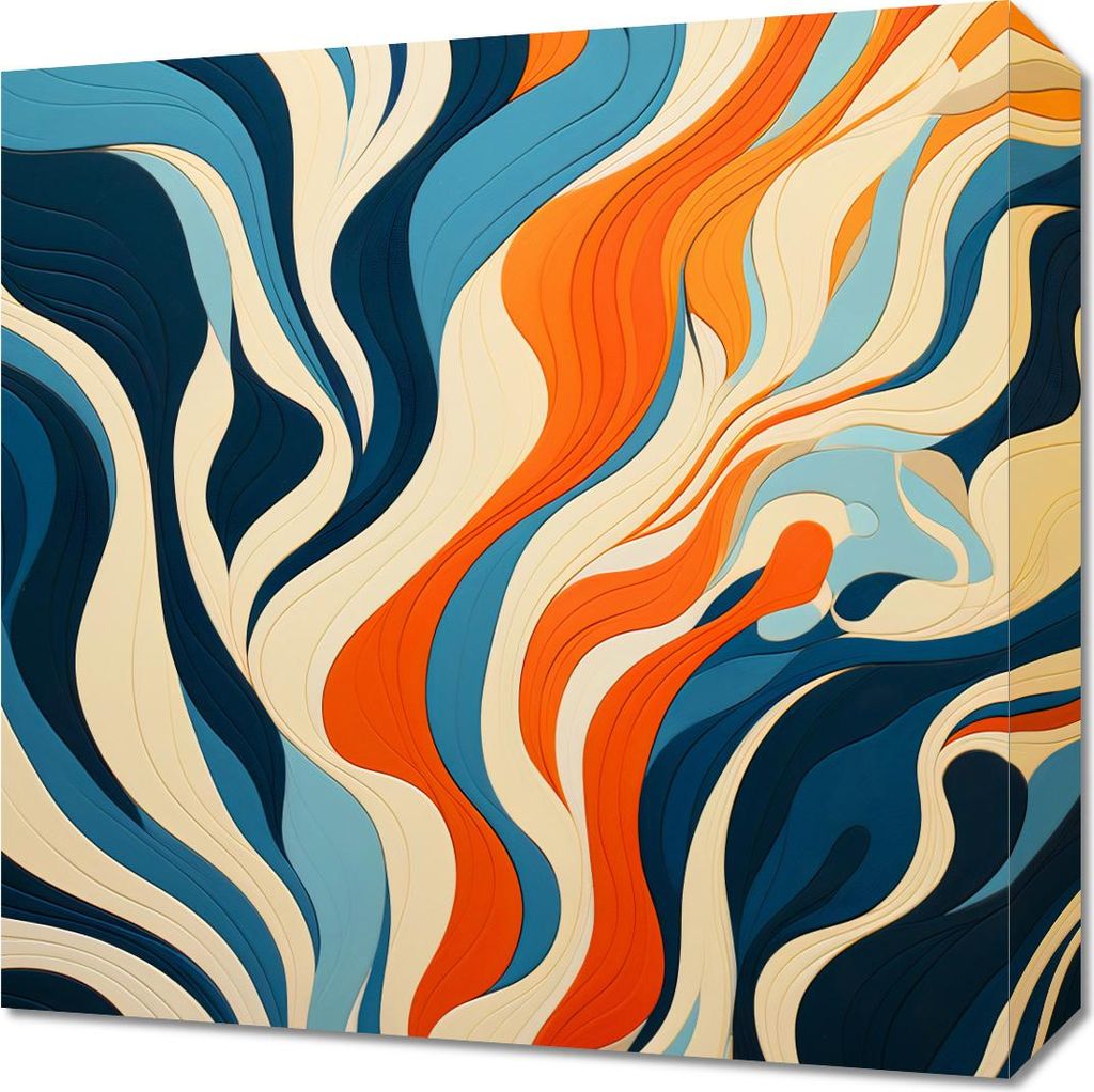 Bild 40x40cm Ozeanwellen