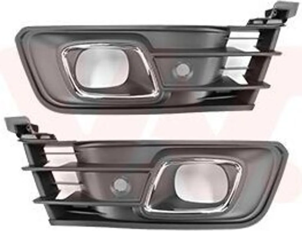 Mascherina Cromata Anteriore Renault Captur con Fori PDC VAN WEZEL