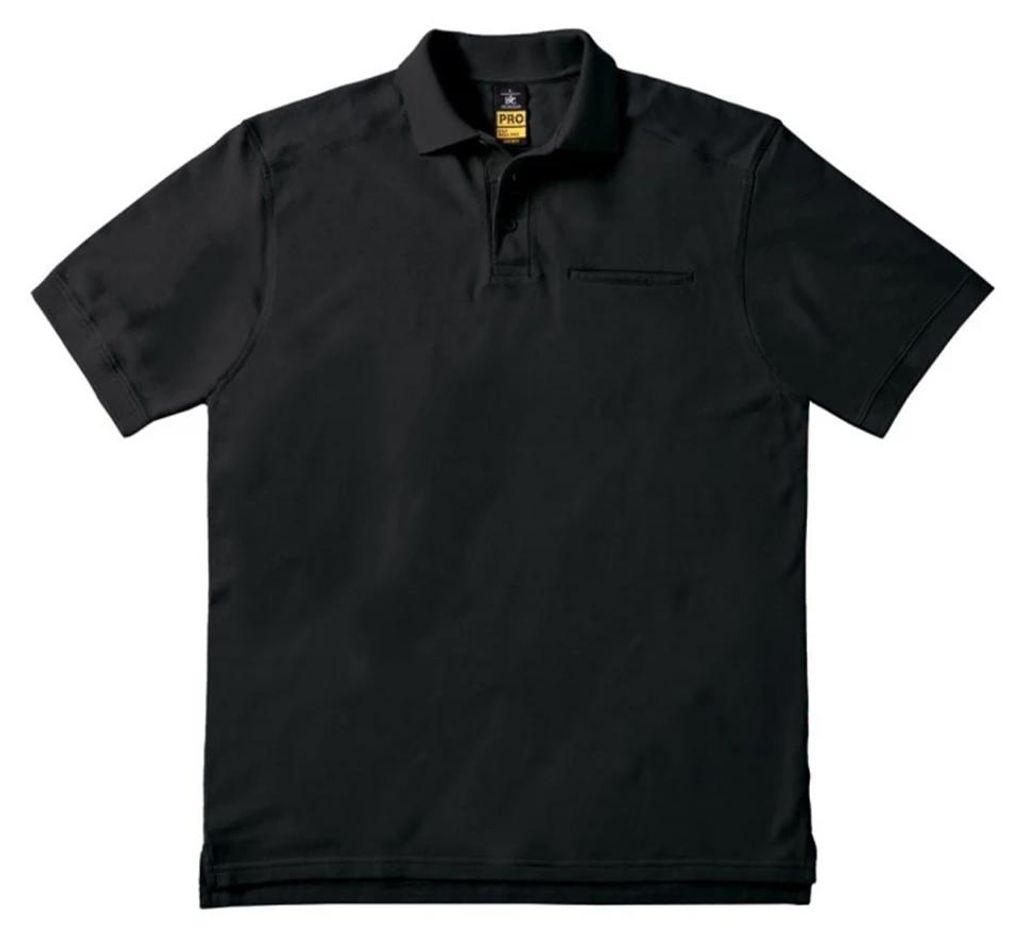 B&C - "Skill Pro" Poloshirt für Herren LT1313 (4XL) (Schwarz)