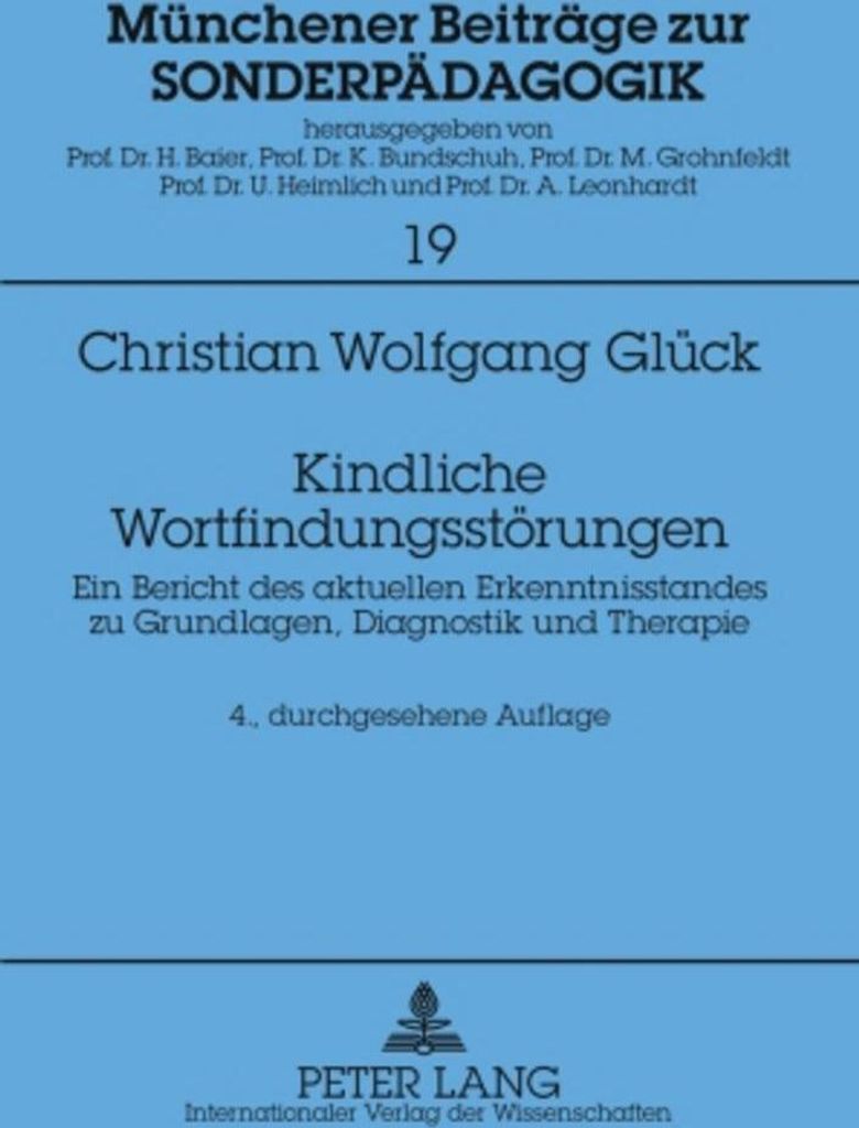 Kindliche Wortfindungsstörungen