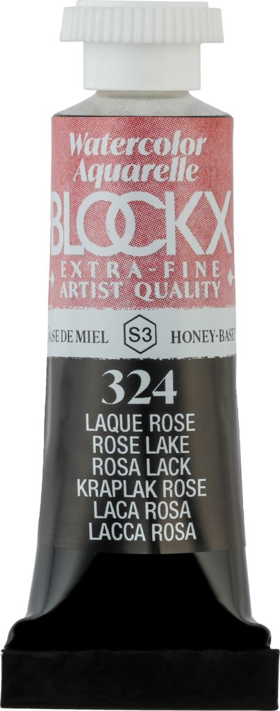 Blockx 3x Aquarellfarbe, Rosalack - Tube 5ml - Lackrosa 43324BXC