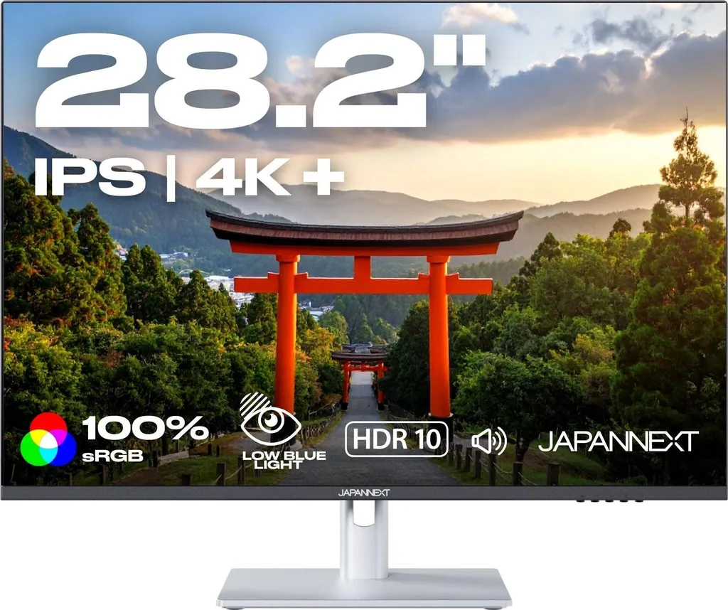 JAPANNEXT Monitor 28" IPS 4K+ UHD (3840x2560) JN-282i4KP-HSP