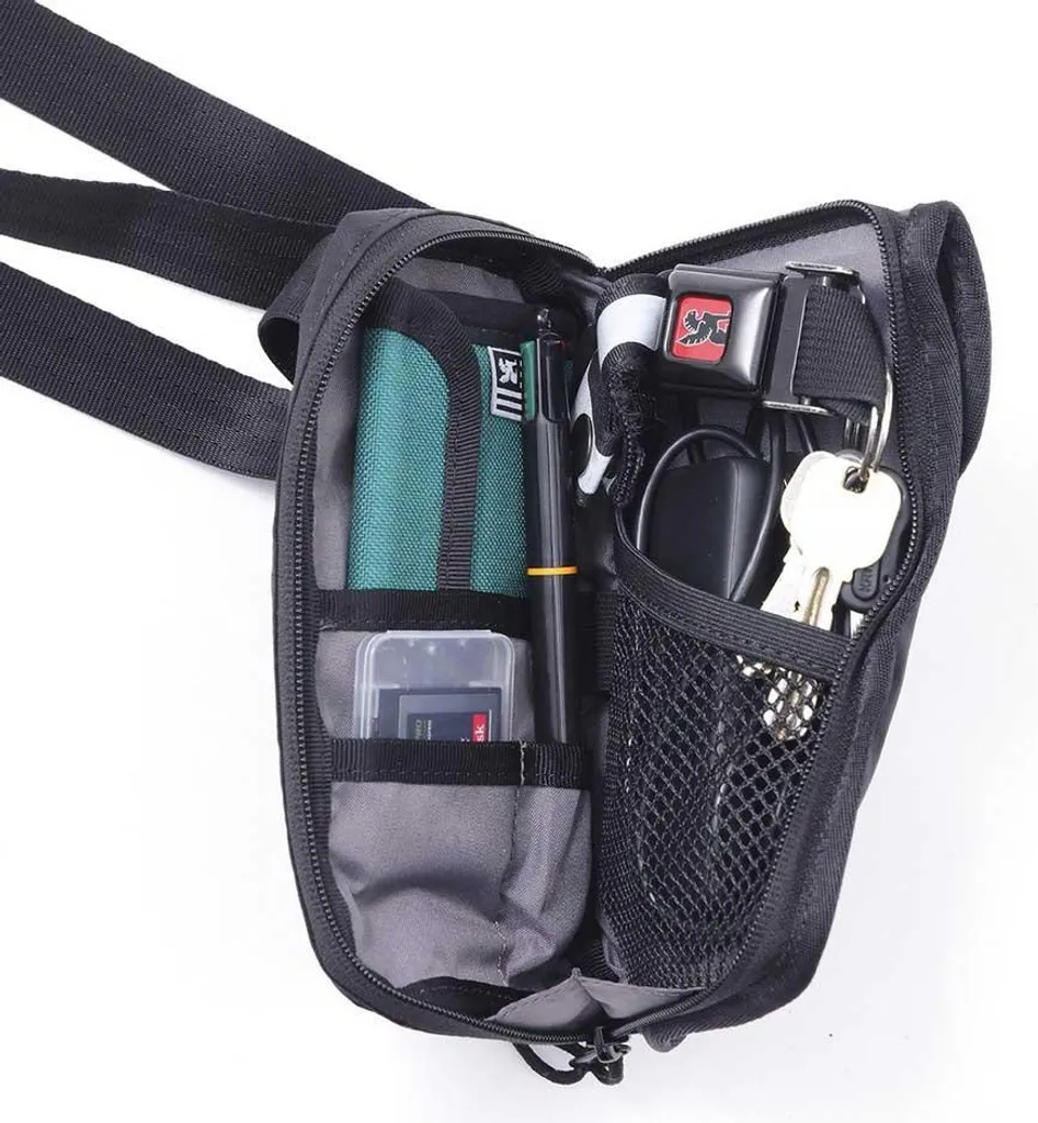 Chrome Travel Tech Pouch Sac Noir One Size - Étui de Voyage pour Câbles