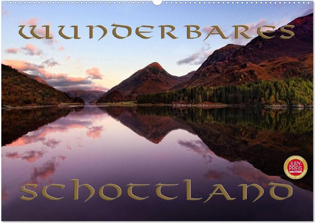 Wunderbares Schottland (Wandkalender 2026 DIN A2 quer), CALVENDO Monatskalender