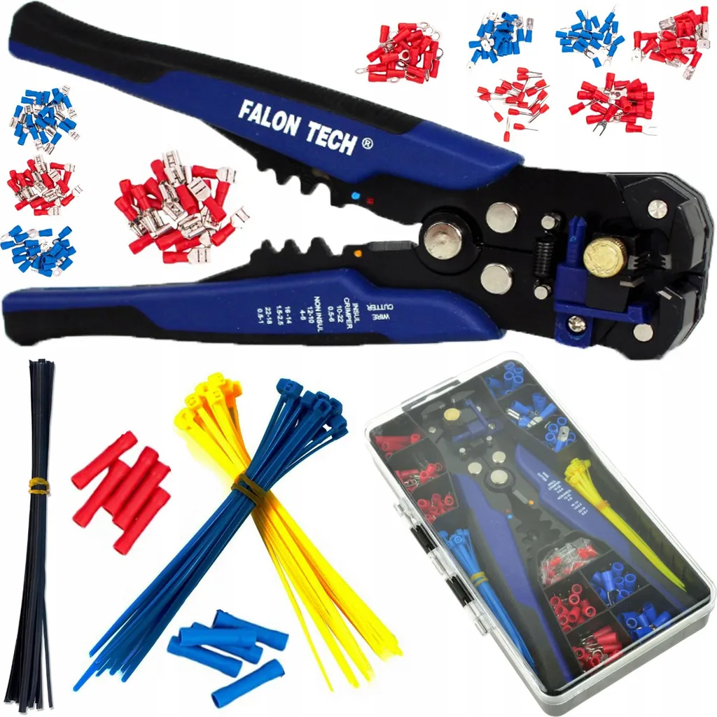 Kit Crimpatura Professionale 260 Pezzi - Pinza Automatica Multifunzione