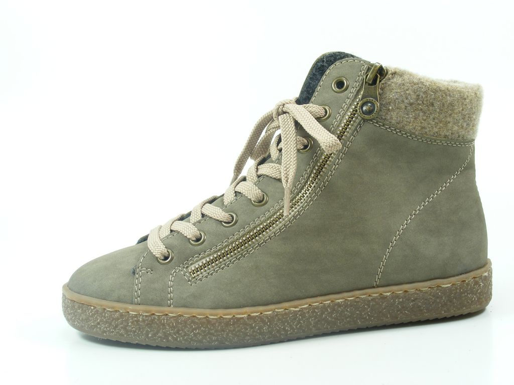 Rieker Z4830-42 Schuhe Damen Stiefeletten Sneaker Boots , Größe:37 EU, Farbe:Grau