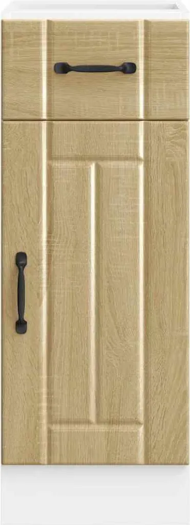 vidaXL Base da cucina Lucca Sonoma in legno di rovere - 3