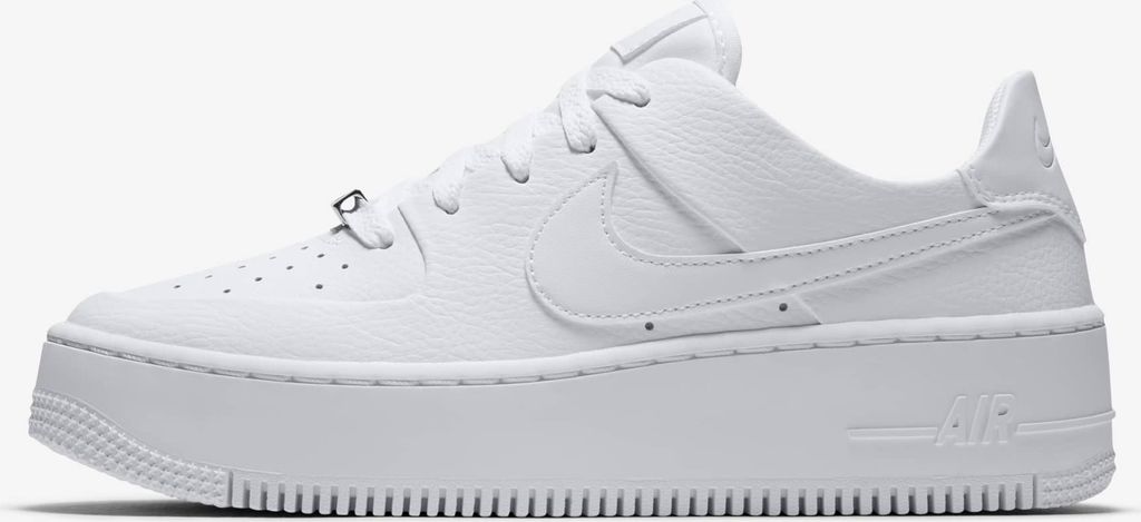 Nike Air Force 1 Sage Low "Triple White", Weiß, Größe: 42,5