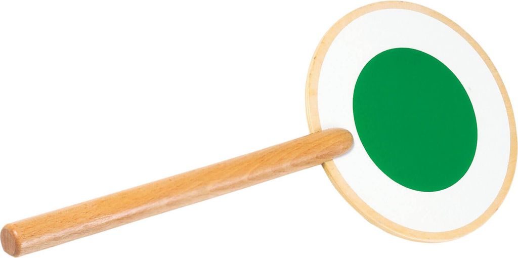goki 62995 Signalkelle, grün/natur Produktbild 
