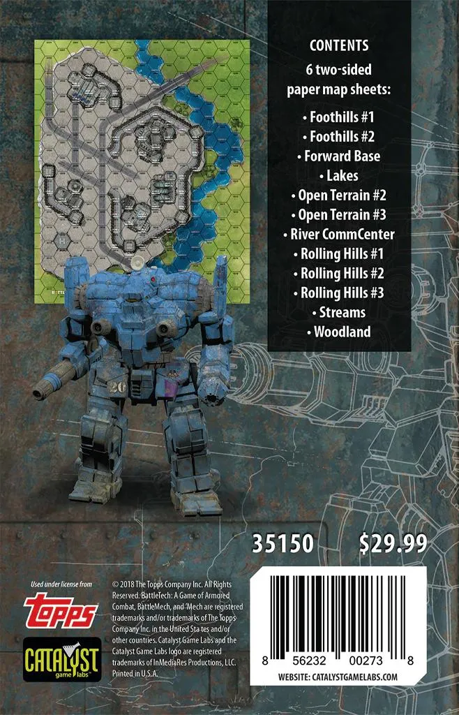 BattleTech Map Pack Grasslands - Accessoires de jeu de figurines ENG - 2
