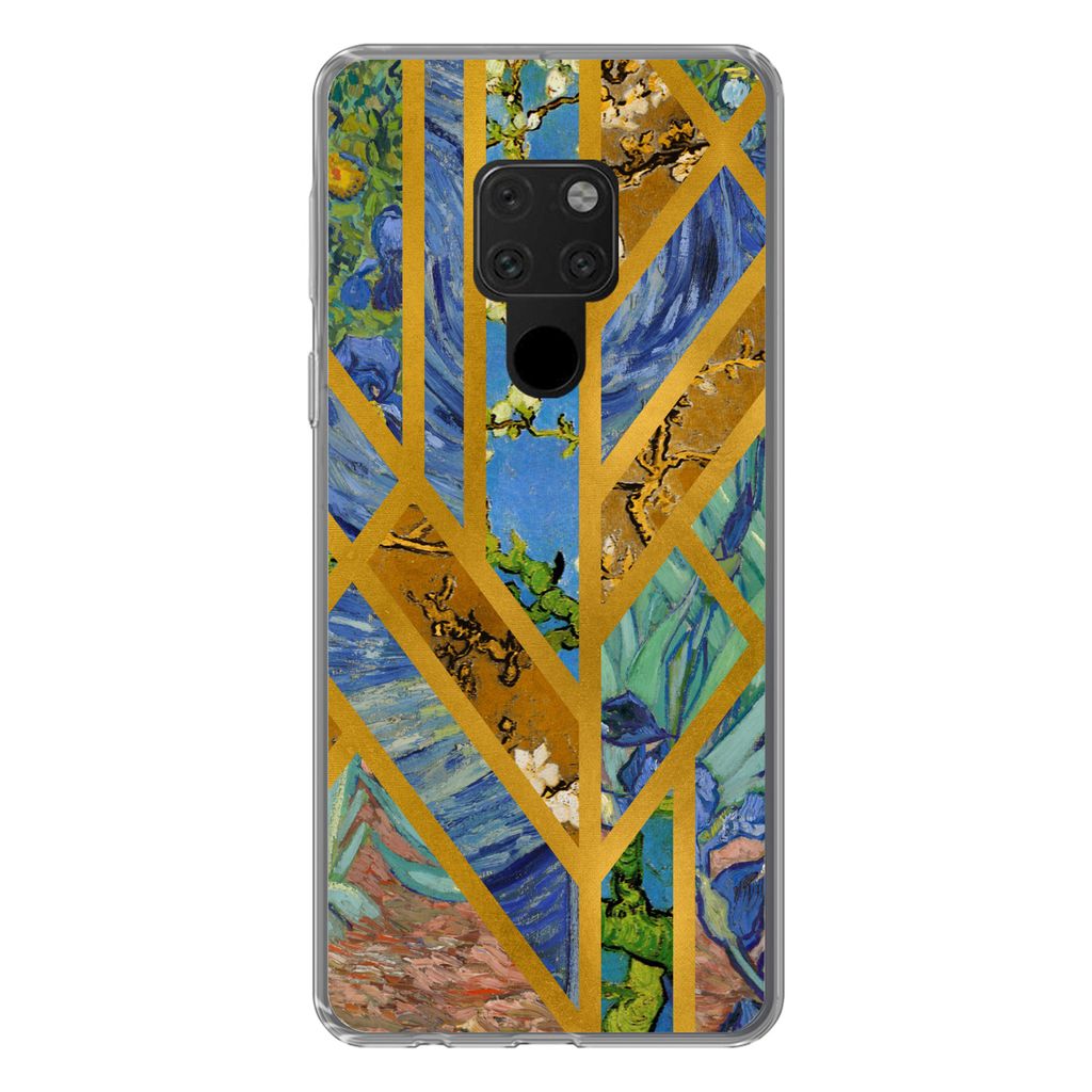 MuchoWow Handyhülle Schutzhülle Hülle für Huawei P40 Lite Kunst - Vincent van Gogh - Alte Meister Silikon Softcase Handy Hülle - Handy