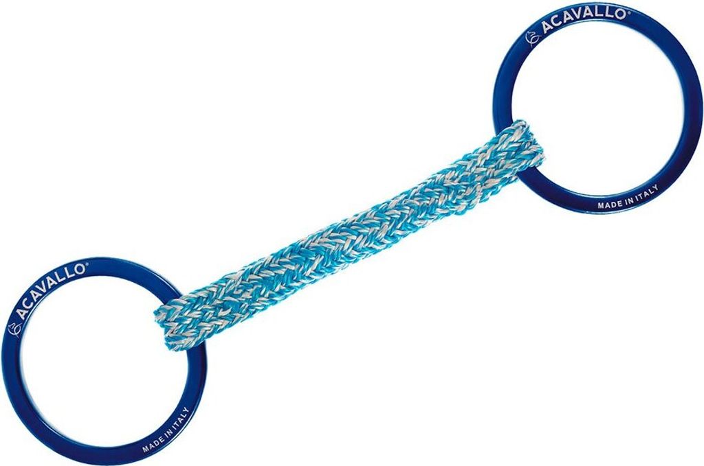 Acavallo Jumpe Alupro Bit, Farbe:blau, Mundstücklänge in cm:11.5
