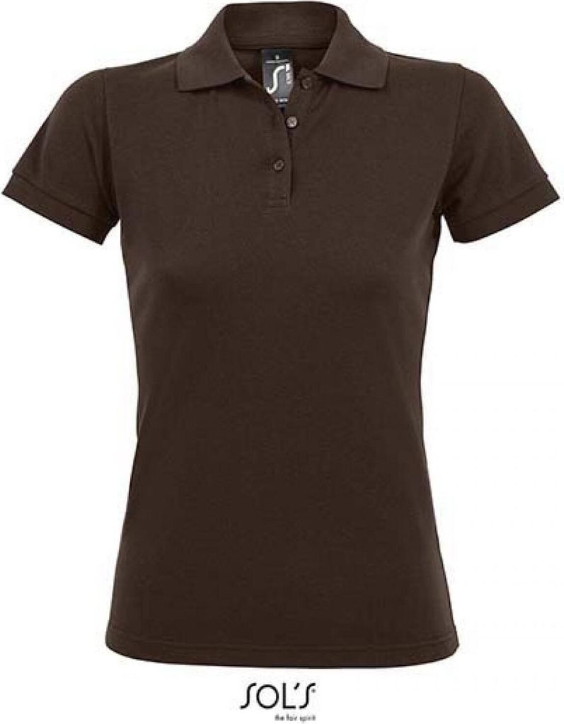 SOLs 00573 | Damen Polo Shirt Prime - Farbe: Chocolate - Größe: L
