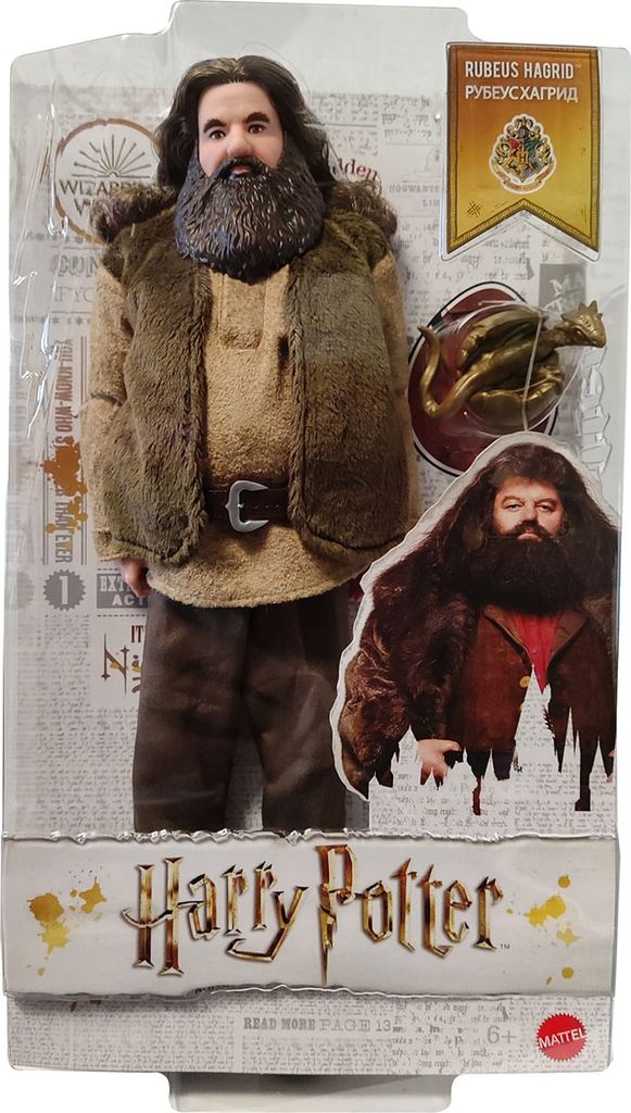 Mattel GKT94 Bábika Harry Potter Rubeus Hagrid s hnedým Obrázok produktu 