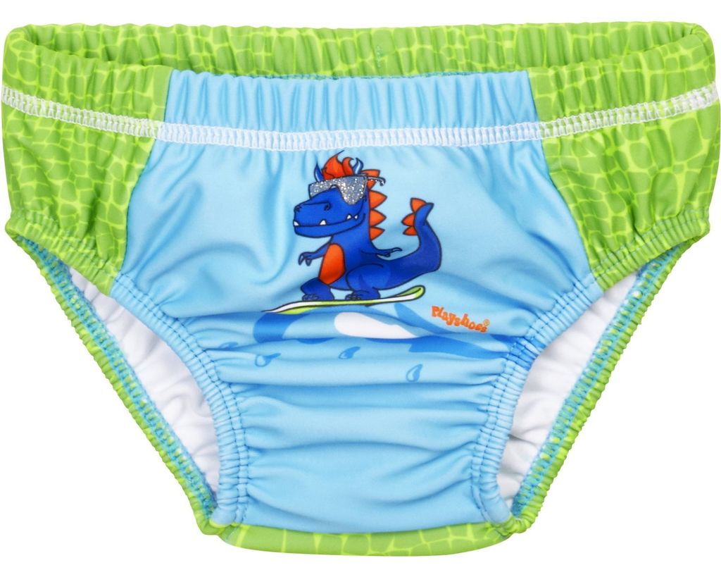 Playshoes UV-Schutz Windelhose Unisex Kinder Badehose Schwimmhose Badebekleidung, Dino, 86/92