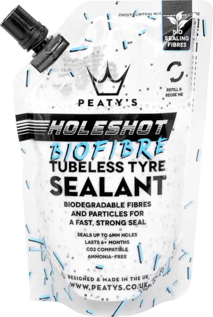Peaty's Holeshot Tubeless Sealant 120 ml Fahrradreifen Reparatur