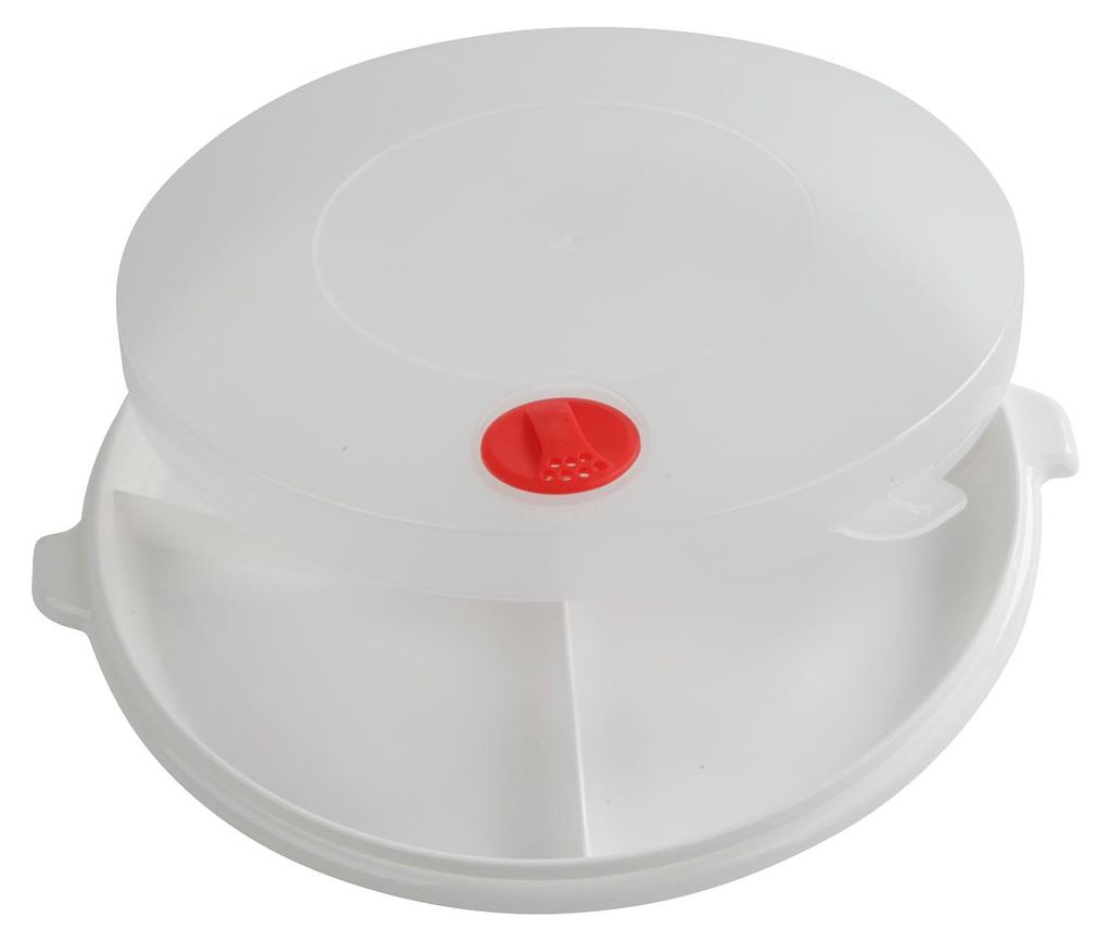 Mikrowellen-Menüteller mit Deckel EUROHOME® – aus Produktbild 