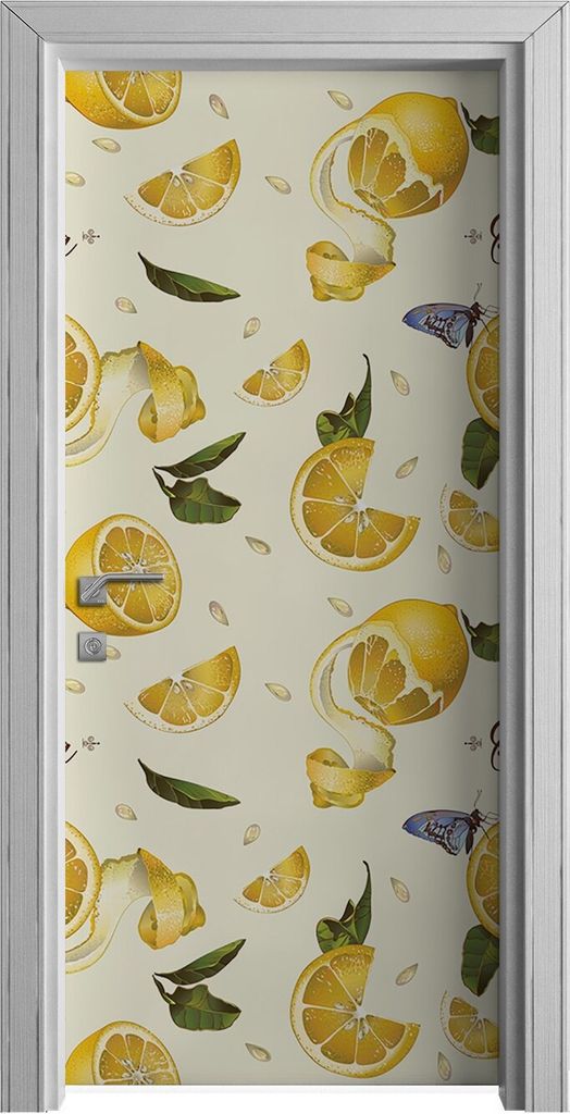 Tür Selbstklebende 90x210 cm Türfolie Türtapete Klebefolie Produktbild 