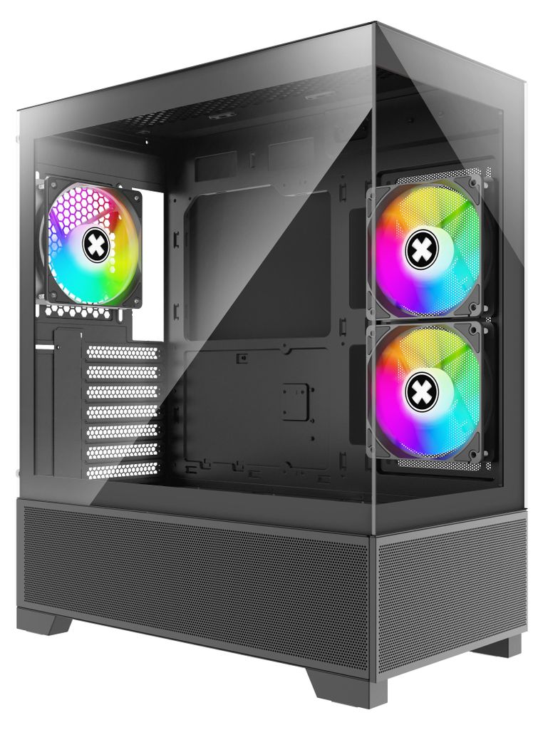 XILENCE Xilent Beam ATX PC-Gehäuse schwarz, X218.ARGB Gaming ATX PC Case