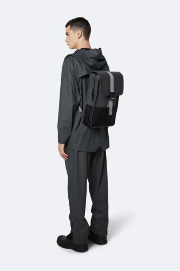 Rains 1370 Buckle Backpack Mini Slate : Sac à dos imperméable gris - 5