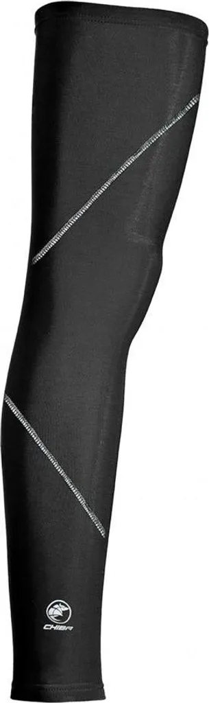 Jambières de Vélo d'Hiver CHIBA XL Noir - Idéal pour Sorties par Froid