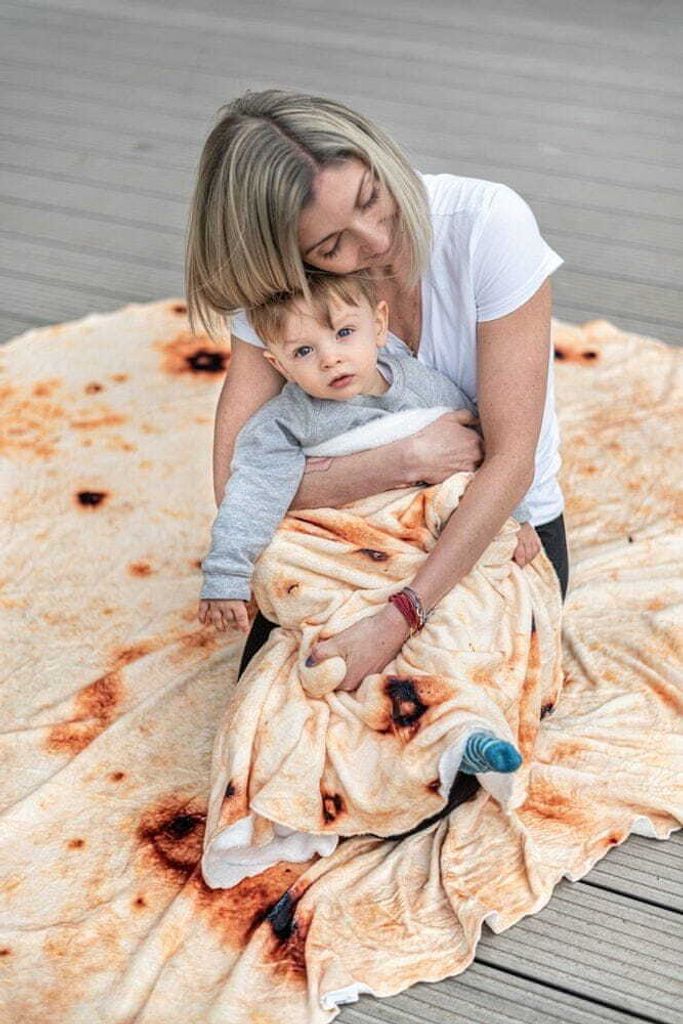 Tortilla deka 120 cm - Dárek k narozeninám, křtinám Obrázek produktu 5