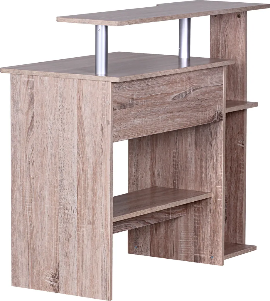 Table PC Sonoma multi-rangements Wohnling Dennis WL1.171 structure robuste