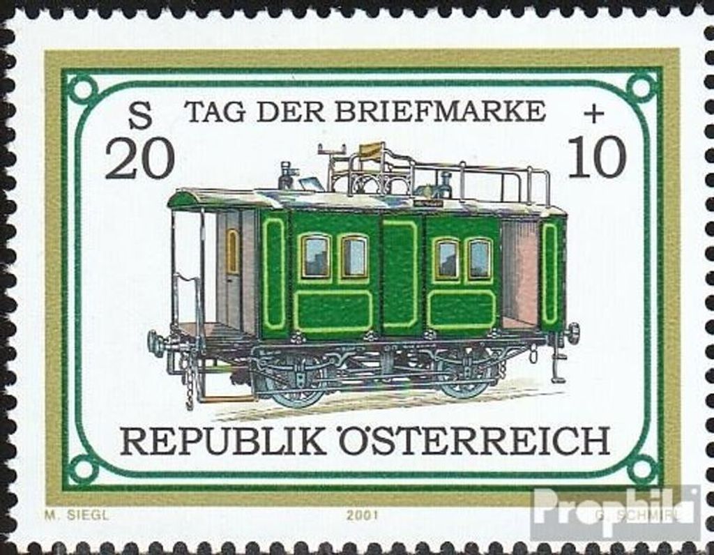 Briefmarken Österreich 2001 Mi 2345 (kompl.Ausg.) postfrisch Tag der Briefmarke
