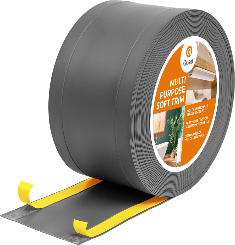 QUEST Listwa wykończeniowa W1 z PCV 6w1 1x120mm, 5m Zdjęcie produktu 