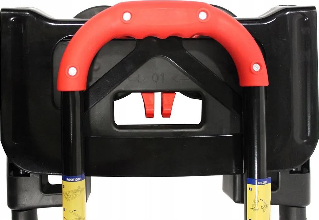 Chariot de transport mobile 120 kg 2 en 1 - Structure robuste en acier - 4