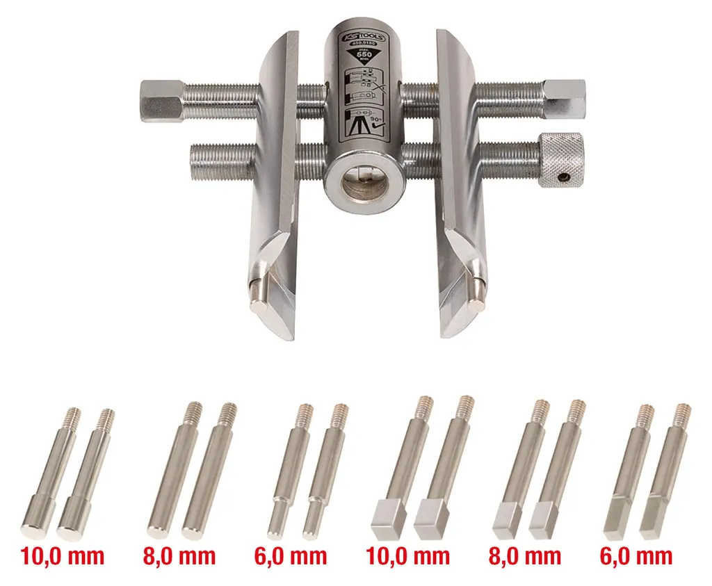 Jeu de 13 clés Vario KS TOOLS 450.0180 pour écrous de moyeux PL