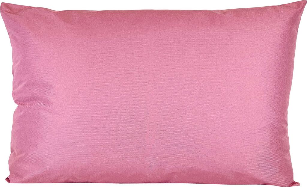 JACK 40x60cm Outdoor Lounge Kissen Dekokissen inkl. XXL-Füllung Wasserabweisend Sitzkissen Garten Stuhl Lotus Effekt, Farbe:Weinrose