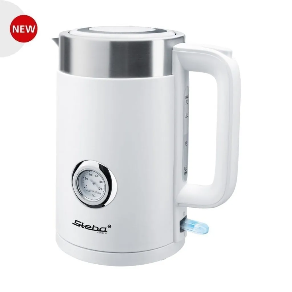 Bouilloire Steba WK 10 Bianco compacte idéale pour thé et café rapides
