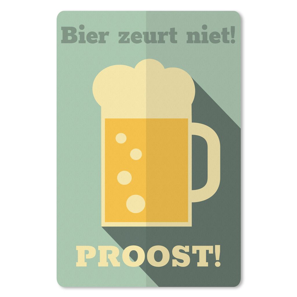 MuchoWow Mauspad Mousepad Mancave - Bier - Bier nörgelt nicht - Kneipe - Cafe 40x60 cm - Mousepads - Maus Mat - Pad - Mausunterlage - Schreibtis...
